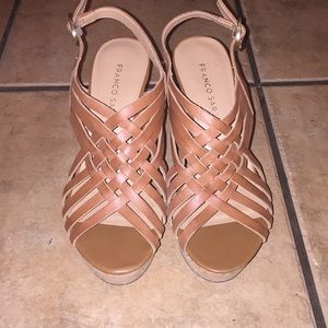 Franco Sarto Cork Wedges